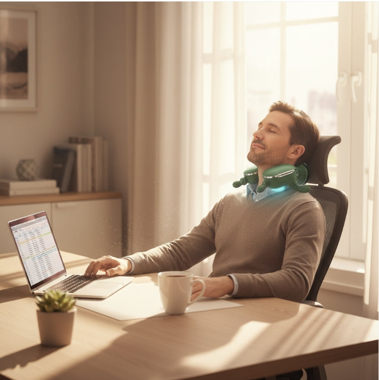 Masseur Cervical Chauffant 3 Modes